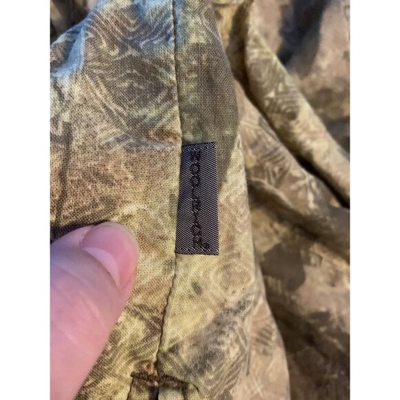 Woolrich mens medium Barley Trout button cotton fishing hunting outdoors - Picture 6 of 7